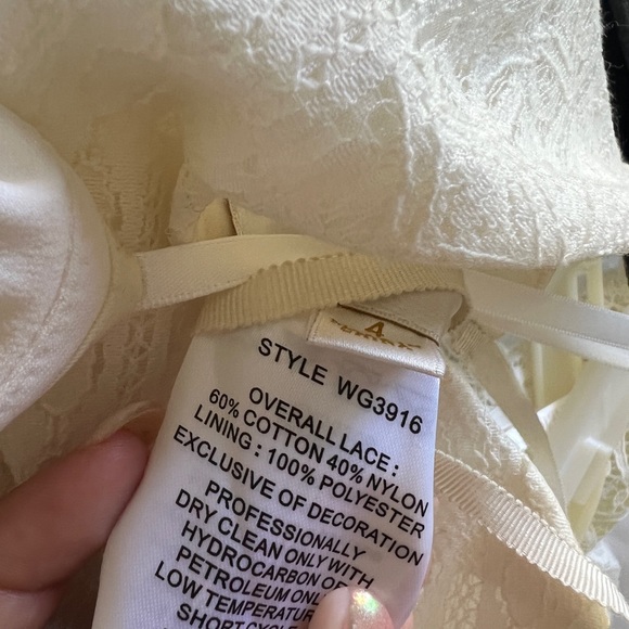 Allover Lace Tank Sheath Wedding Dress
GALINA WG3916 David’s bridal - Picture 14 of 14